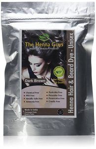 Henna Guys Pack of Dark Brown Henna Hair Color