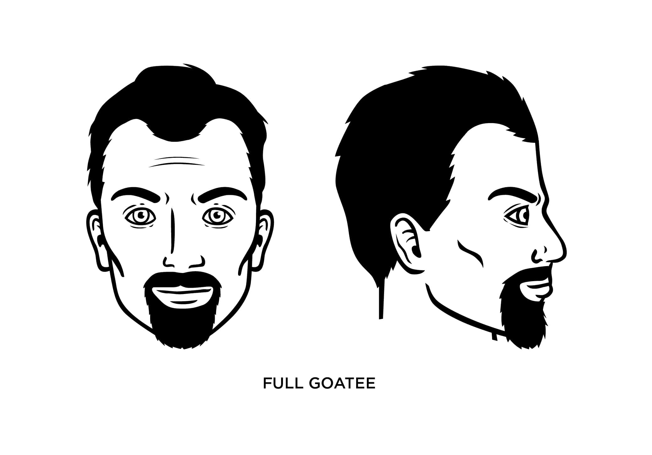 Full goatee