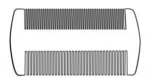 beard comb illustration