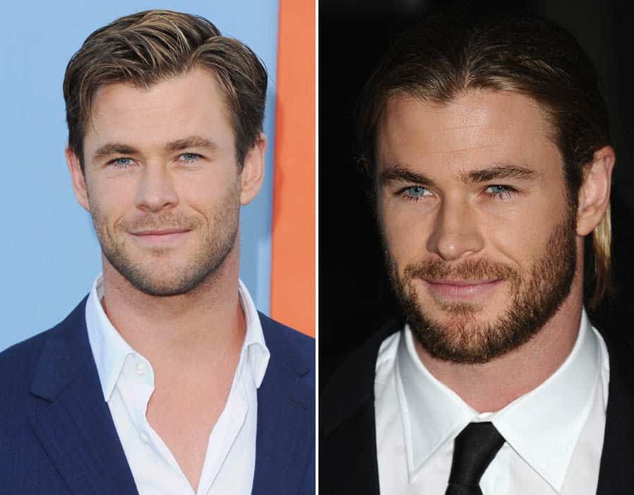 chris hemsworth heavy stubble