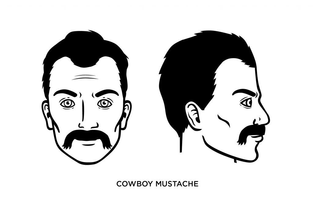 cowboy mustache