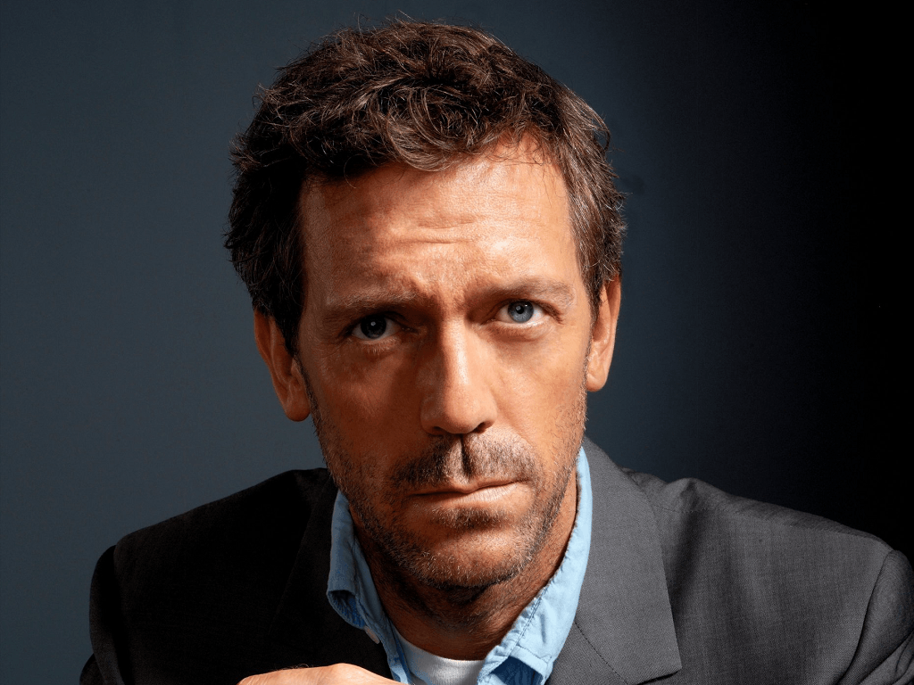 hugh laurie 5 o'clock shadow