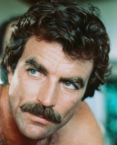 Tom Selleck chevron mustache