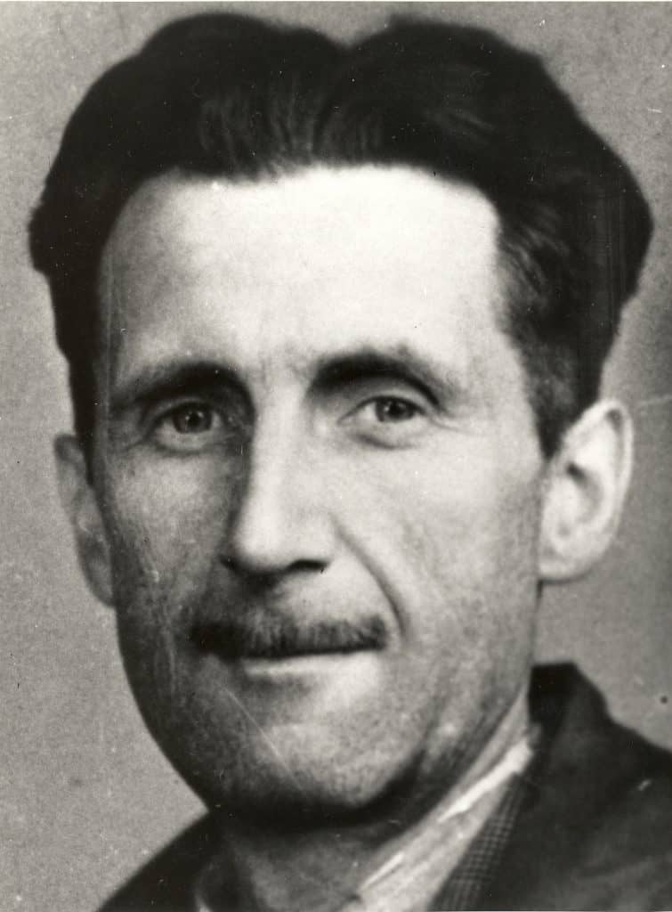 george orwell pencil mustache