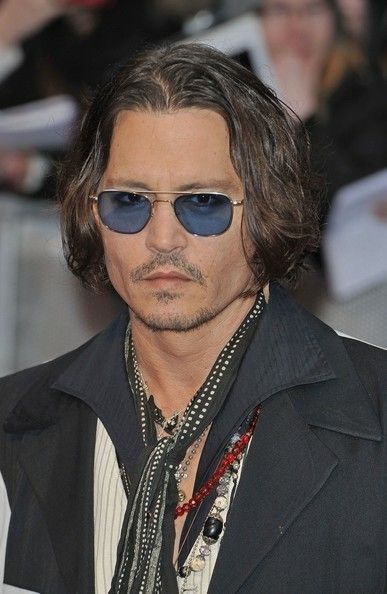 johnny depp long locks