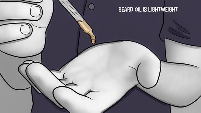 Beard Oil is Lightweight