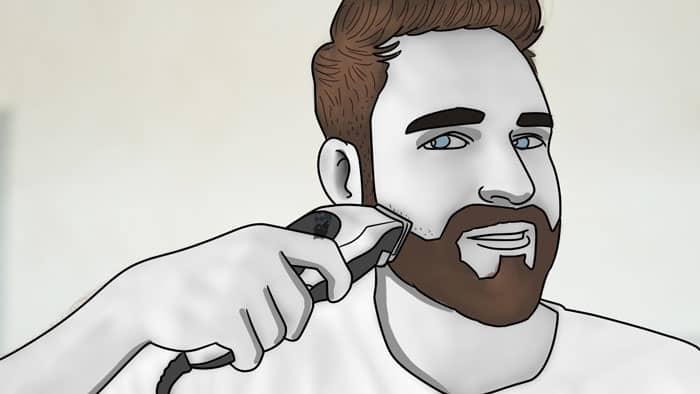 trimming your beard as you grow it