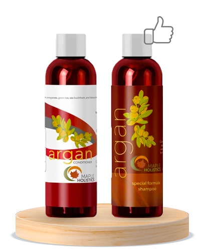 Maple Holistics Argan Oil Shampoo and Conditioner Set-min