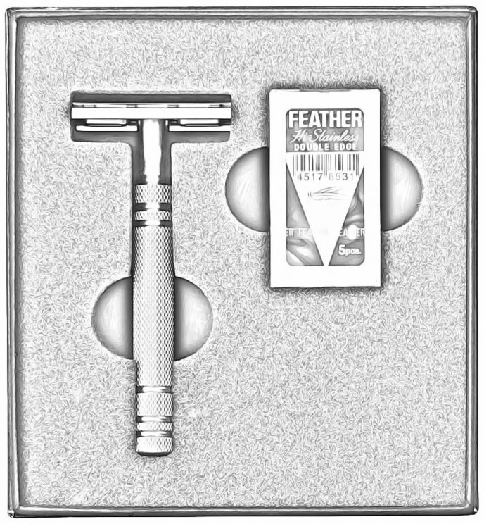 Seki Edge Feather AS-DZ Double Edge Safety Razor-min