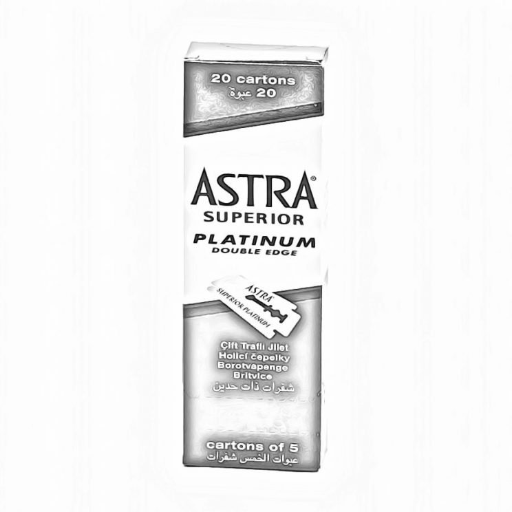 Astra Platinum Double Edge Safety Razor Blades-min