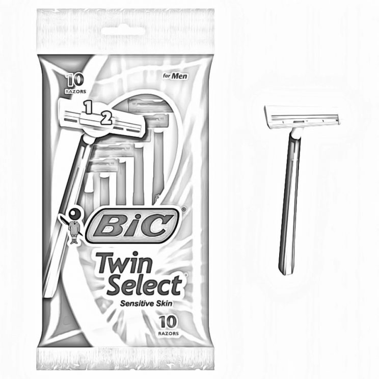 BIC Twin Select Disposable Razor-min