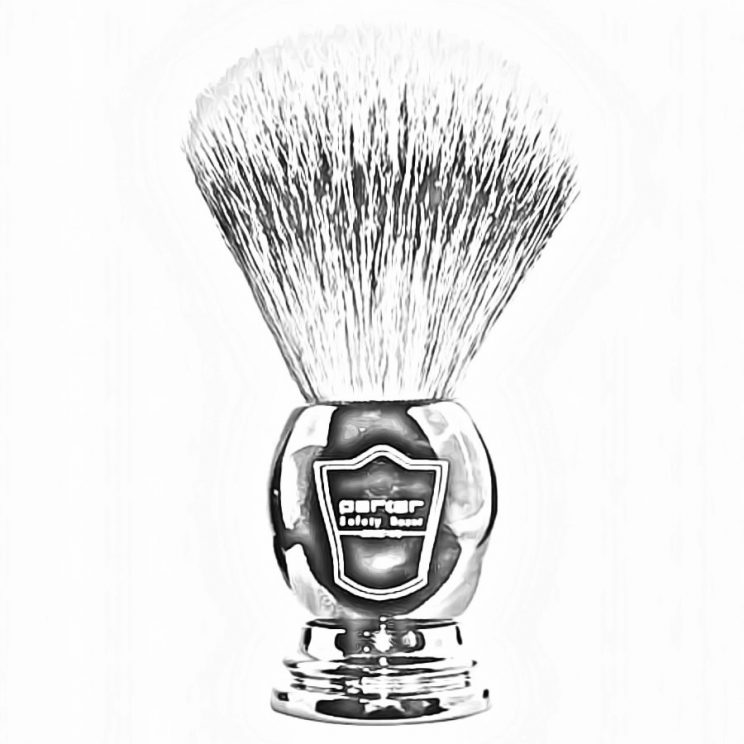 Parker Safety Razor 100% Silvertip Badger Bristle Shaving Brush-min