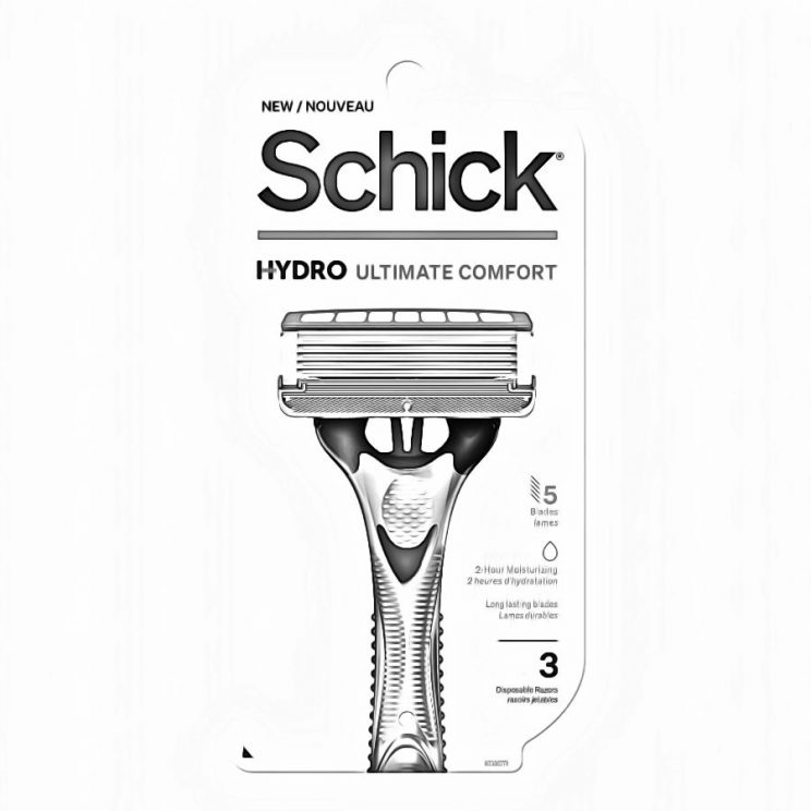 Schick Hydro 5 Disposable Razor for Men with Hydrating Gel Reservoir-min
