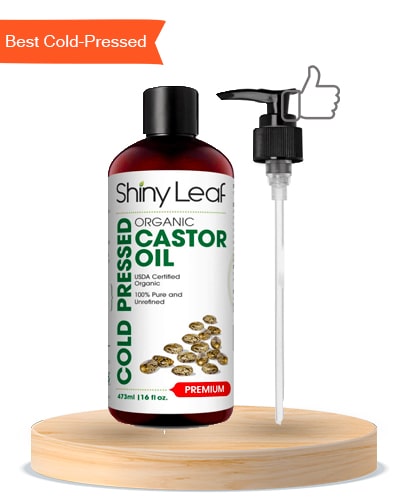 Shiny Leaf Cold-pressed Pure Castor Oil-min