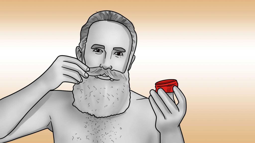 use beard balm to soften your beard