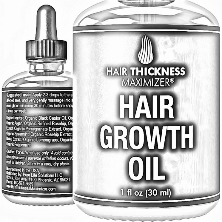 Organic Hair Growth Oil by Hair Thickness Maximizer