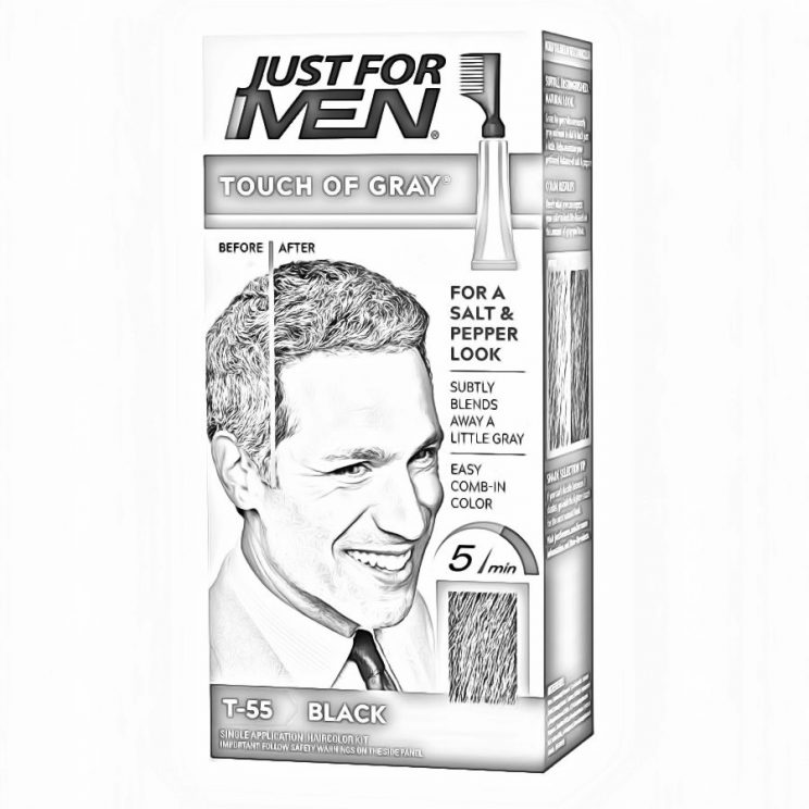 Just For Men Touch of Gray Comb-In Men’s Hair Color