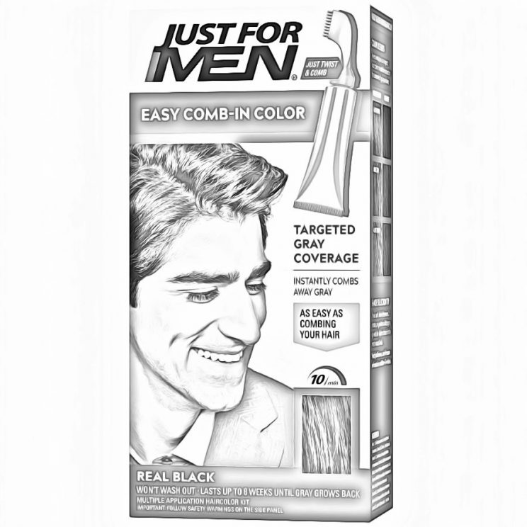 Just for Men Autostop Men’s Comb-In Hair Color-min