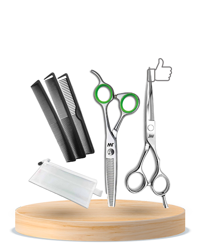JW Professional Hair Cutting Scissors & Thinning Shear Set