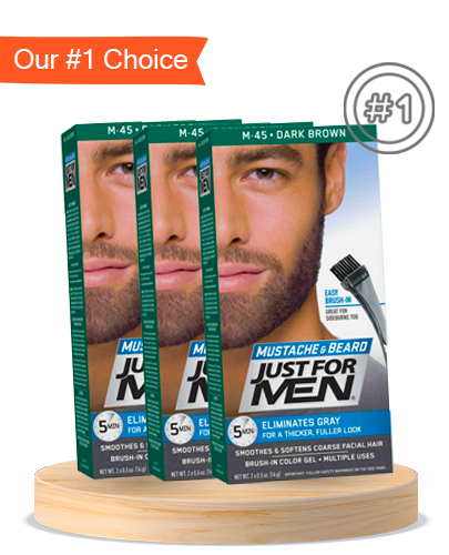 Just For Men Beard Coloring for Gray Hair (Brown)