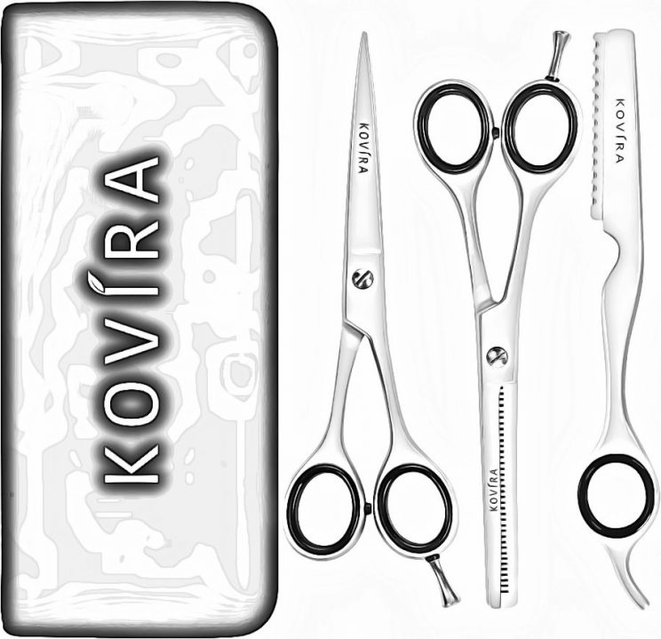 Kovira 3pc Professional Hair Cutting Scissor Set