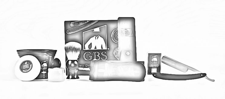 G.B.S Black Luxury Shaving Kit