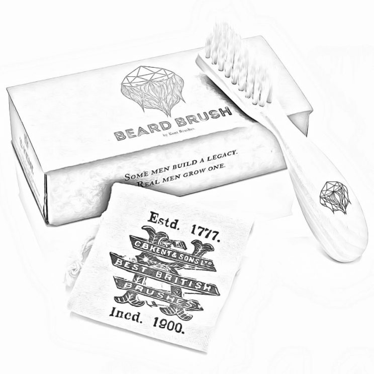 Kent BRD2 Boar Bristle Beard Brush