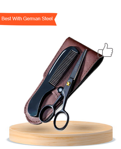 ONTAKI Professional German Beard & Mustache Scissors