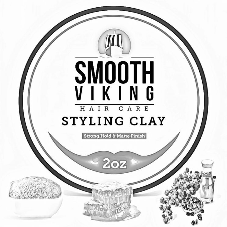 Smooth Viking Hair Styling Clay For Men