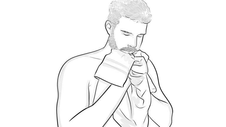 Dry your beard properly