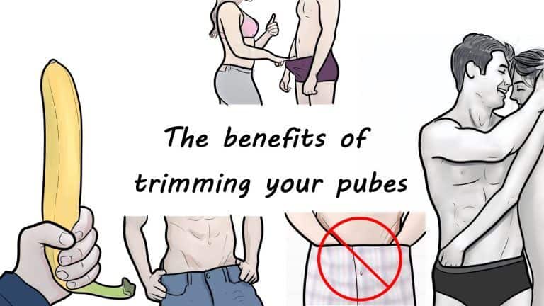trimming pubes benefits