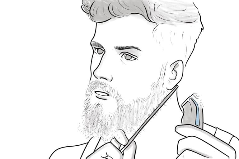 Trim Long Facial Hair