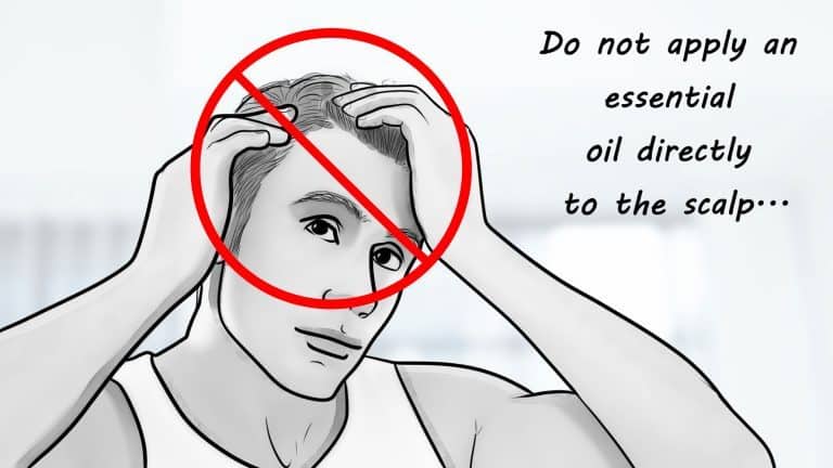 not apply oil directly