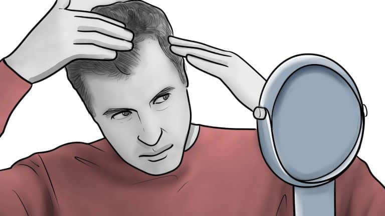Focus on the scalp and roots