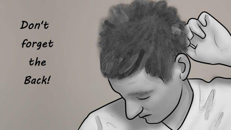 Don’t forget the back of your head