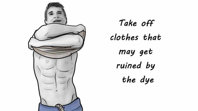 wear old clothes