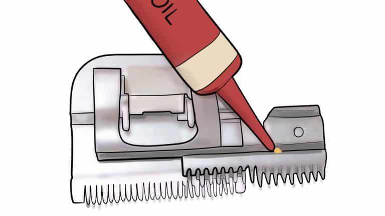 Oil the blades consistently