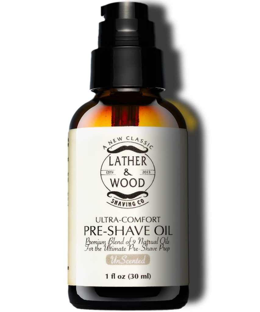Lather & Wood Shaving Unscented Pre-Shave Oil