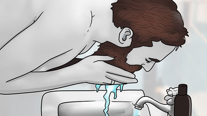 Make Sure Your Beard Is Clean
