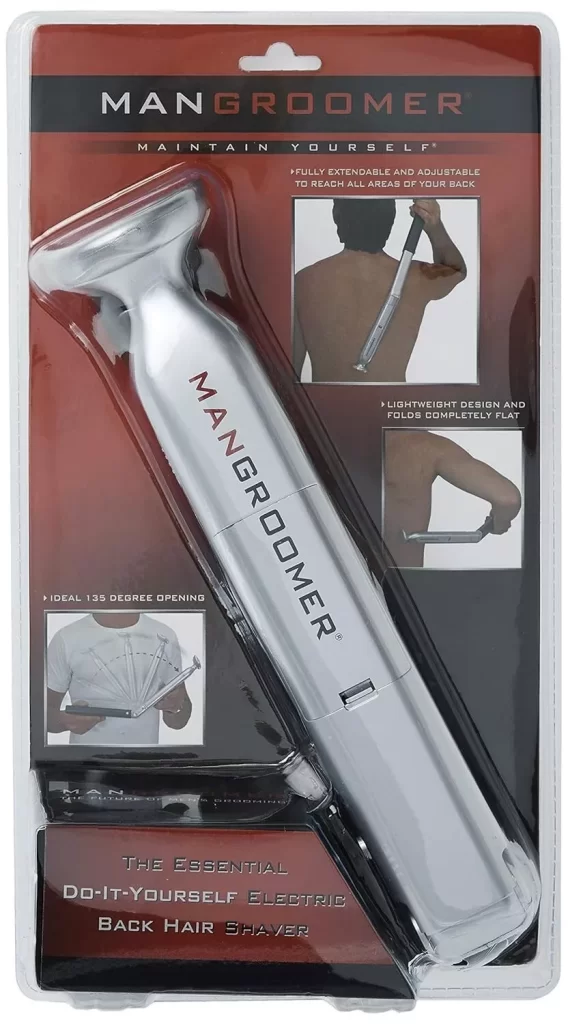 Mangroomer Do-It-Yourself Electric Back Hair Shaver with 50% Wider Blade