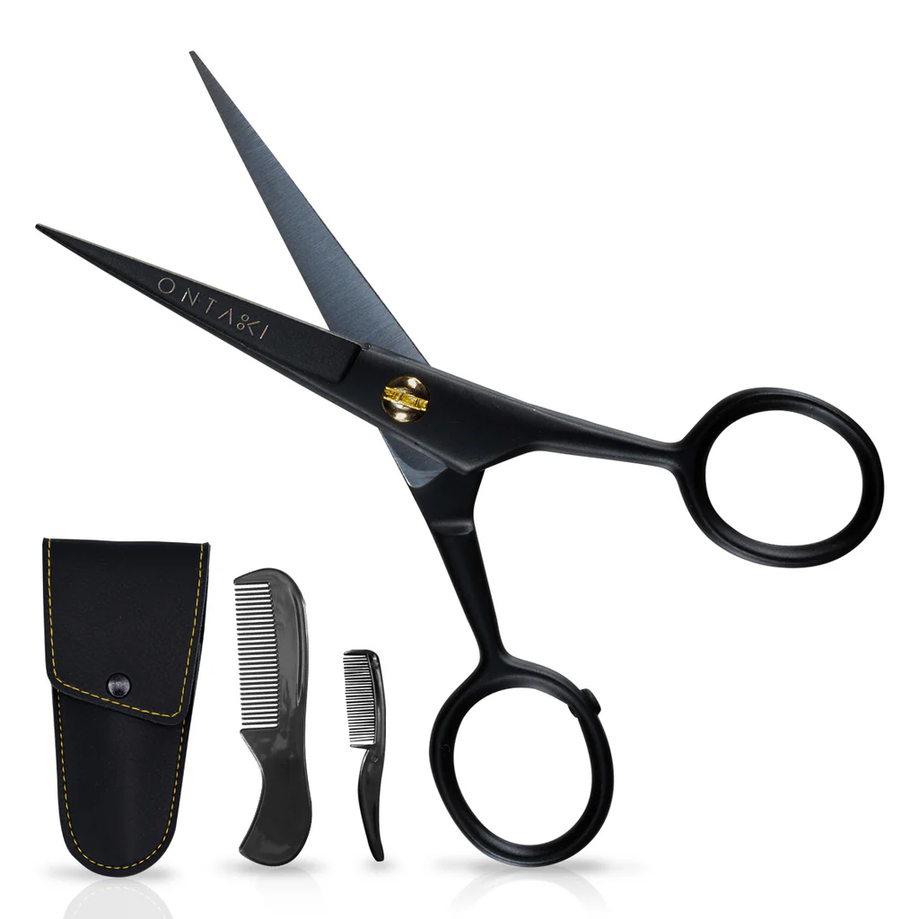 ONTAKI Professional German Beard & Mustache Scissors