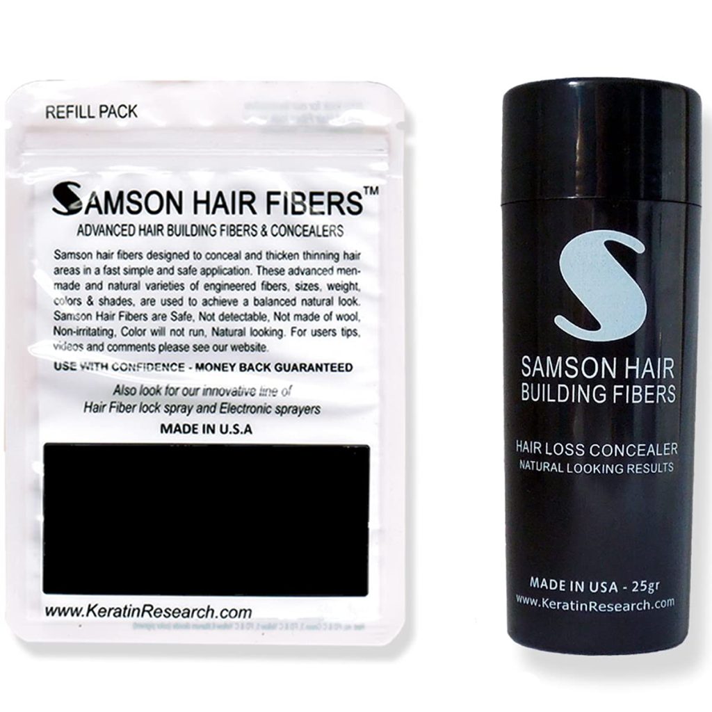Samson Best Hair Loss Concealer Building Fibers