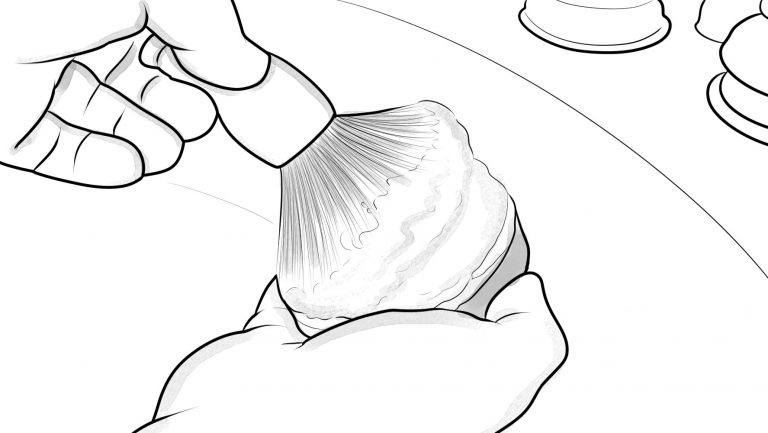 shaving brush