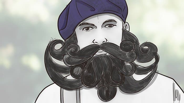 beard styling