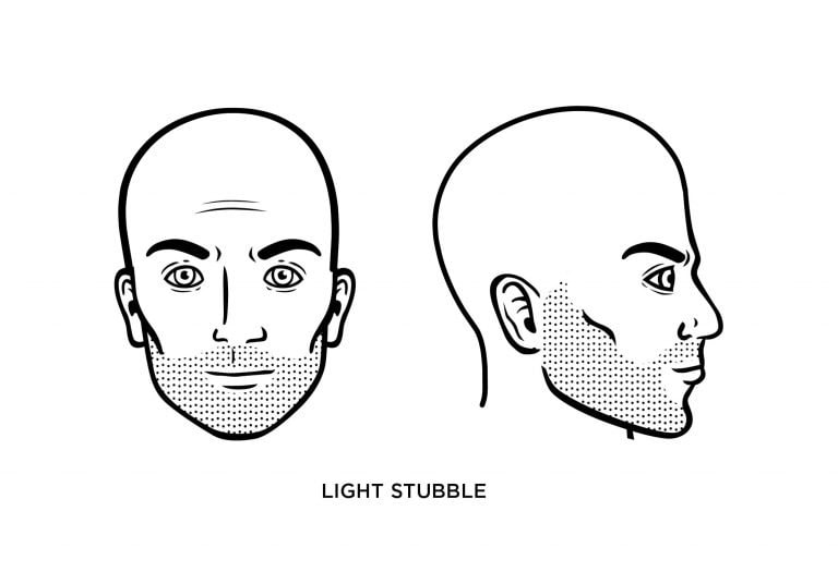 light stubble