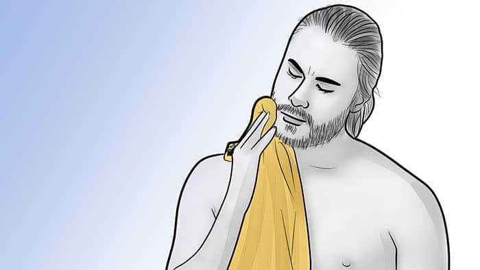 dry your beard