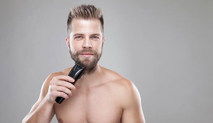 trimming beard