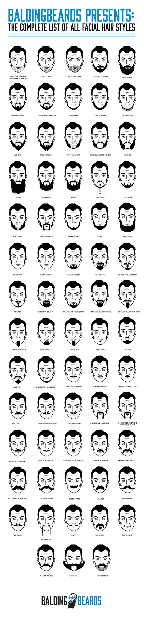 facial beard style