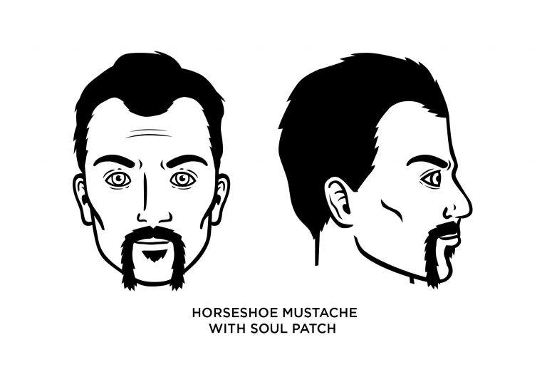 horseshoe with soul patch