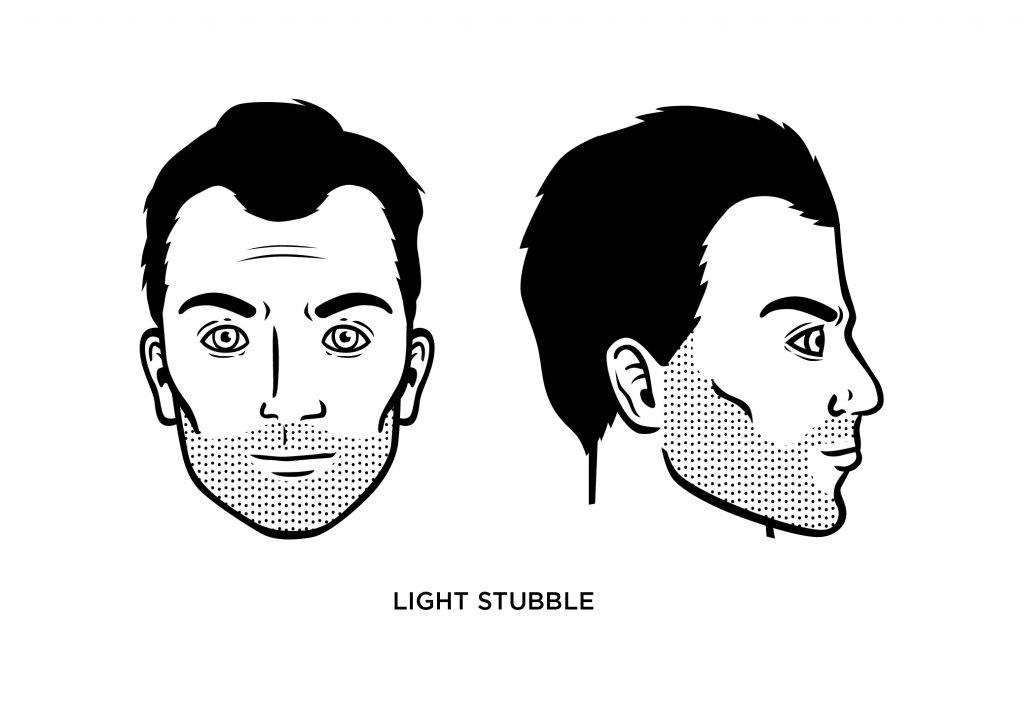 light stubble